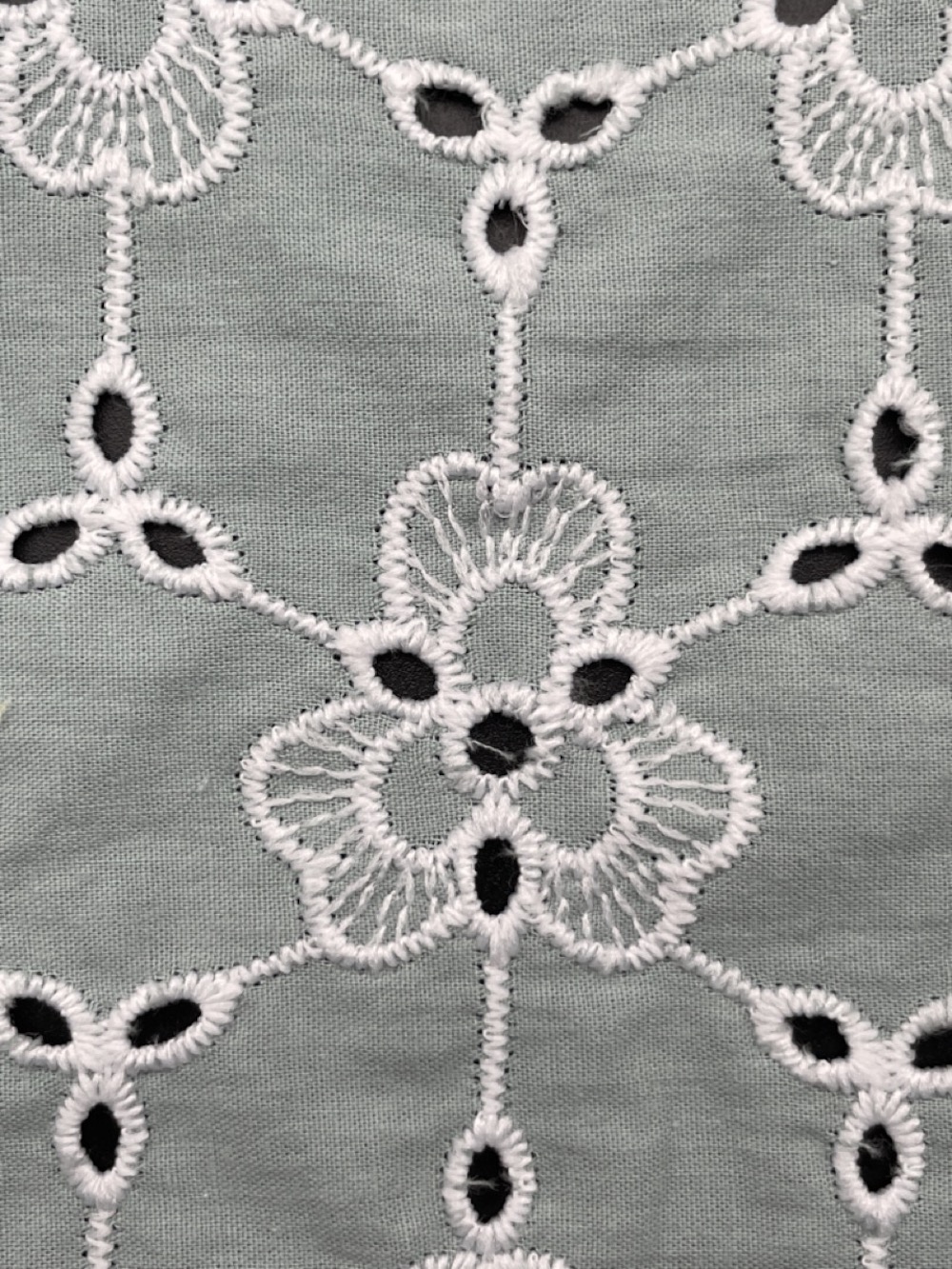 little lotus embroidery cotton design